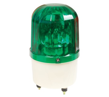 Lampa semnalizare optica lumina verde 230V