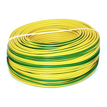Conductor electric flexibil izolat galben verde MYF 0,5 mm colac 100 ml