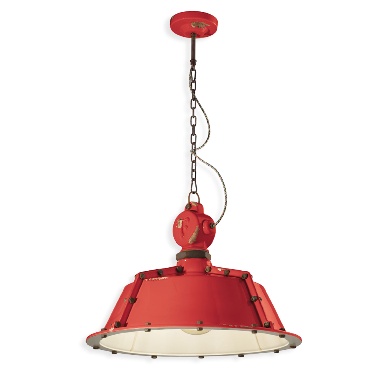 Lustra corp iluminat retro vintage rosso INDUSTRIAL C1720