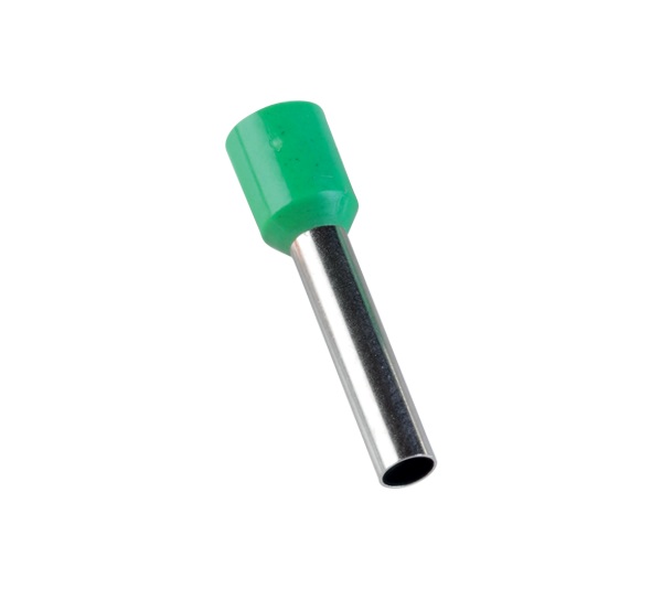 Pini cablu  Tip E 6 mm Verde